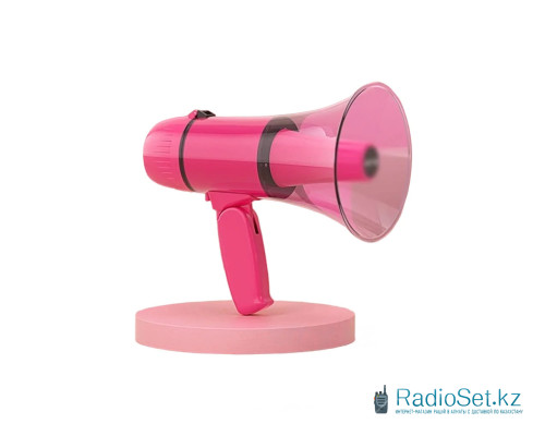 Громкоговоритель ручной Sast K5 pink рупор / мегафон